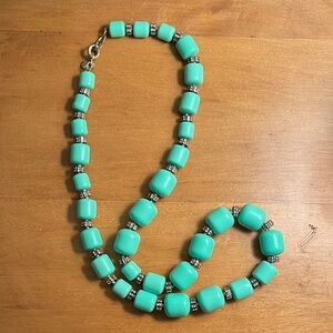 J. Crew Turquoise Beaded Necklace